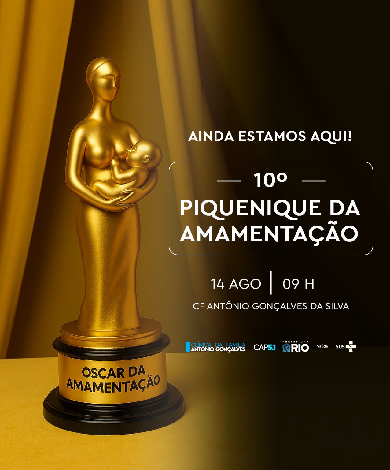 Piquenique da Amamentação", um tema importante devido aos seus inúmeros benefícios para a saúde do bebê e da mãe, além de seu impacto positivo no desenvolvimento infantil e na sociedade.