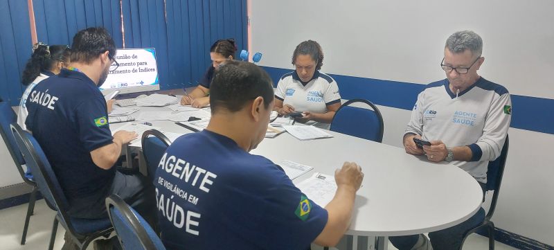 Reunião de levantamento para o planejamento de índices dos Agentes de Vigilância em Saúde (AVS), o encontro teve como objetivo principal discutir e estabelecer diretrizes que visam aprimorar a atuação desses profissionais na promoção da saúde pública.