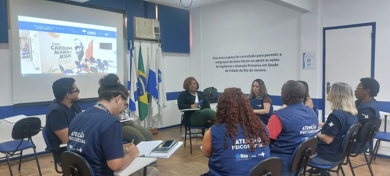 Capacitação Prontuário Carioca da Saúde Mental (PCSM), Sistema digital que unifica prontuários da rede de saúde mental do Rio, integrando dados de quase 100 mil pacientes para melhorar atendimento, planejamento de políticas públicas e solução de emergências.