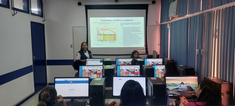 Capacitação sobre o Sinan Sífilis - Sistema de Informação de Agravos de Notificação. Qualificação da informação e o aprimoramento constante das equipes para melhor atender à população.