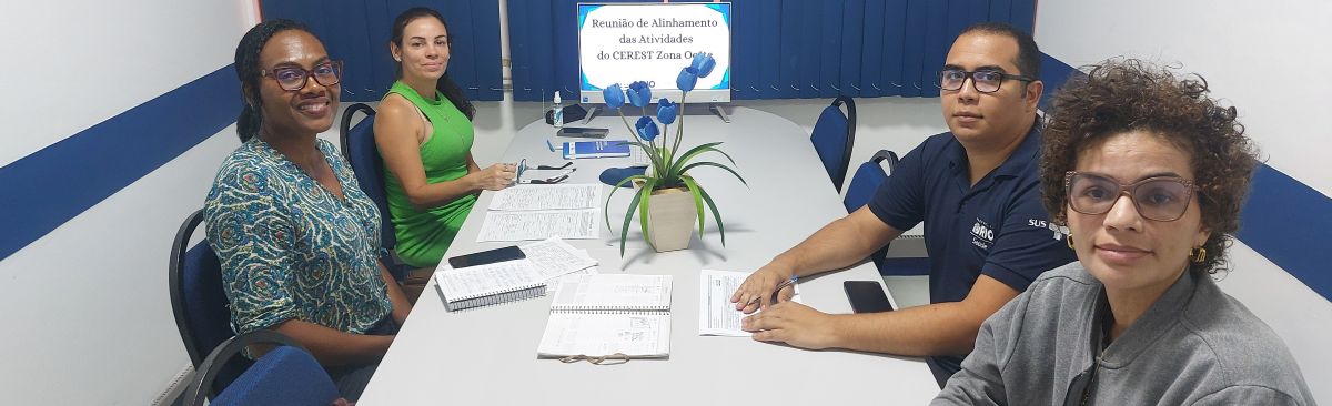 Reunião de Alinhamento das Atividades do Cerest Zona Oeste