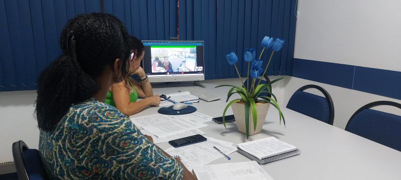 Reunião com a Superintendência de Atenção Primária - sobre notificação de violências relacionadas ao trabalho.