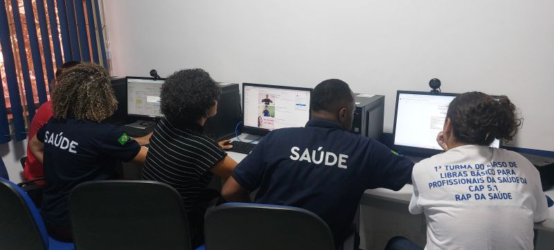 Planejamento da 4ª Aula do Curso de Libras Básico II, promoção do ensino da Língua Brasileira de Sinais para que as pessoas surdas.