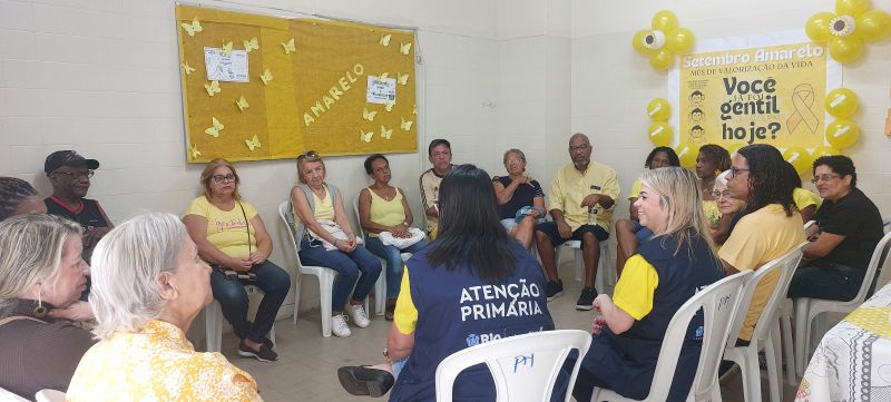 “Setembro Amarelo”, campanha nacional de prevenção ao suicídio e promoção da saúde mental. O suicídio pode ser prevenido!