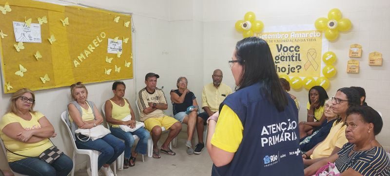 “Setembro Amarelo”, campanha nacional de prevenção ao suicídio e promoção da saúde mental. O suicídio pode ser prevenido!