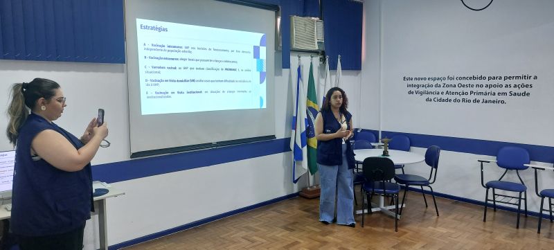 Reunião de Campanha de Multivacinação, objetivo alinhar e fortalecer as estratégias de atuação das equipes de imunização da AP 5.1, assegurando a organização e o cumprimento das metas vacinais estabelecidas para 2025.