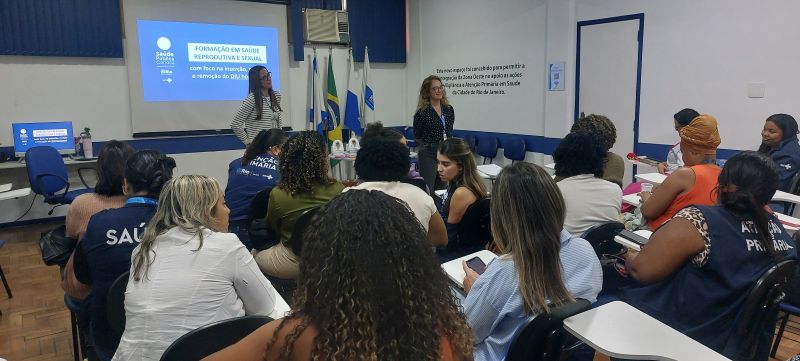 Ampliação do treinamento em planejamento reprodutivo com foco na inserção do DIU Mirena realizado em 08/10/2025.