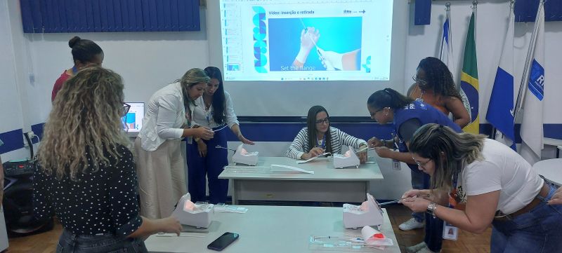 Ampliação do treinamento em planejamento reprodutivo com foco na inserção do DIU Mirena realizado em 08/10/2025.