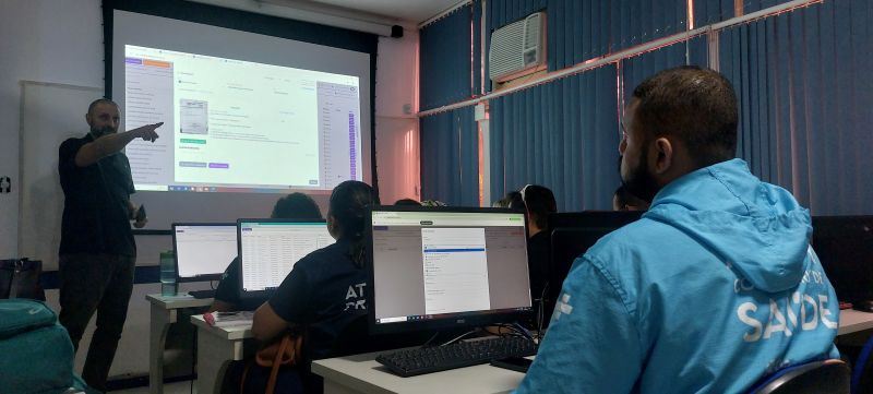 Treinamento MEDIREC - Plataforma de apoio à regulação em saúde, que integra informações e otimiza a comunicação entre profissionais.