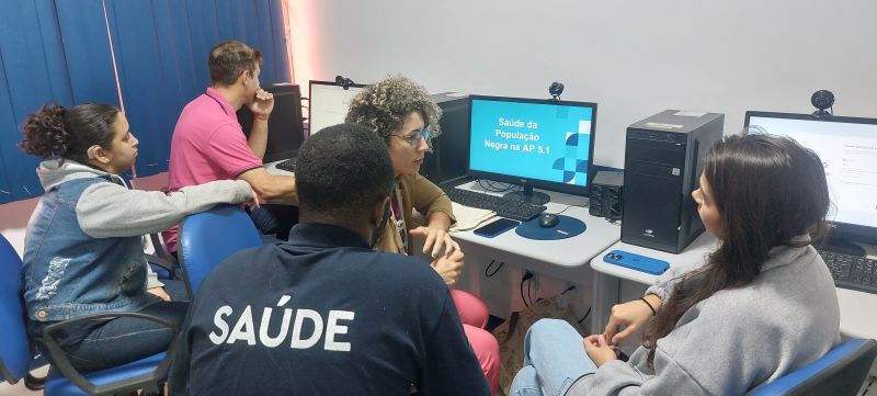 OTICS Bangu realiza ambientação de residente de Enfermagem com foco nas linhas de cuidado da Atenção Primária.