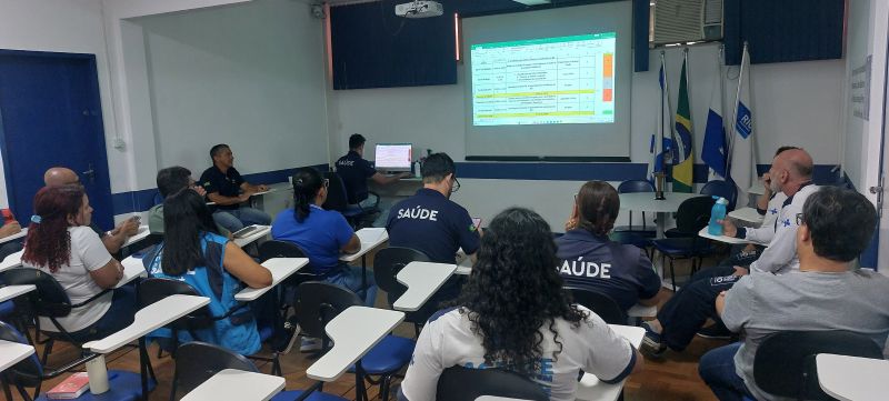 OTICS Bangu sedia reunião de articulação e estratégia da Vigilância Ambiental da CAP 5.1, conduzido por Nilson Rabelo(Vigilância Ambiental).