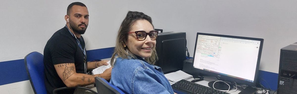 Digitação do Sinan Net na OTICS Bangu