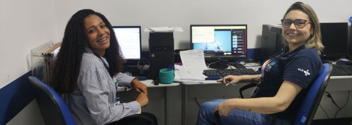 Digitação do Sinan Net na OTICS Bangu