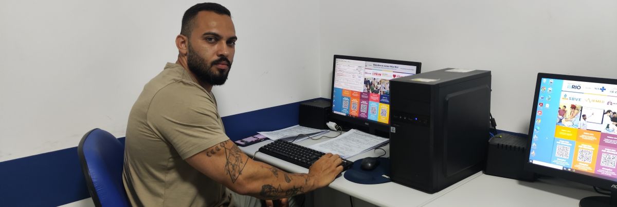 Digitação do Sinan Net na OTICS Bangu