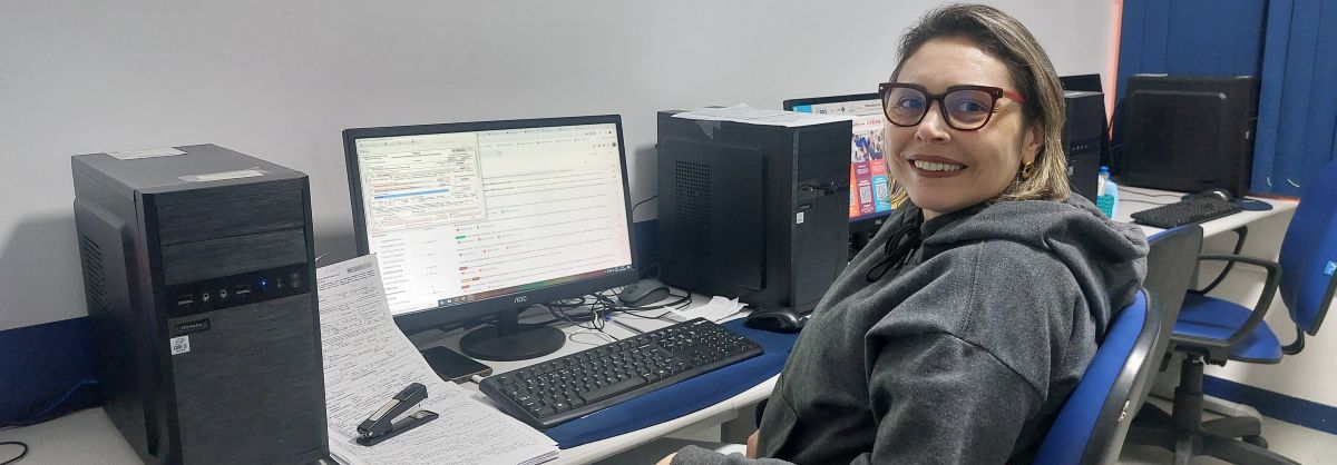 Digitação do Sinan Net na OTICS Bangu