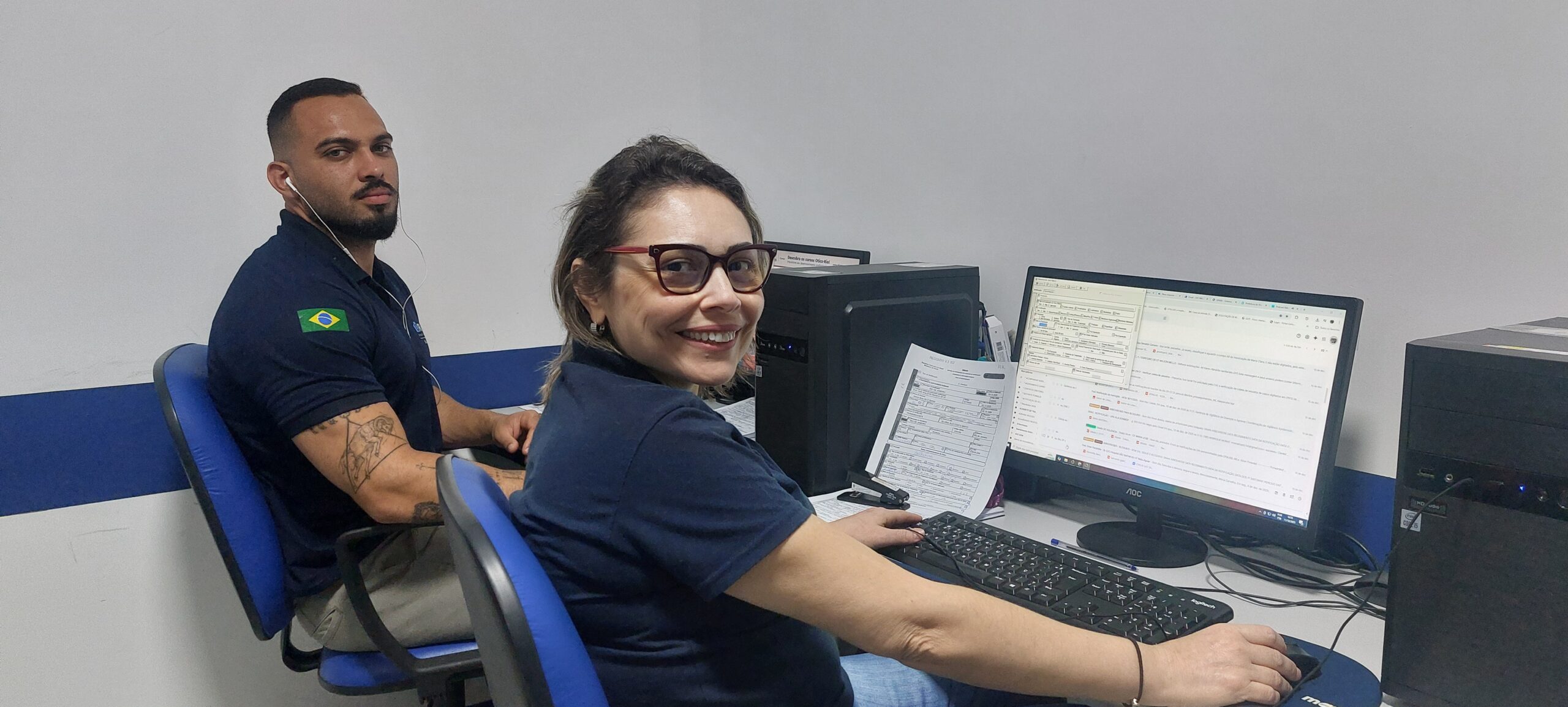 Digitação do Sinan Net na OTICS Bangu