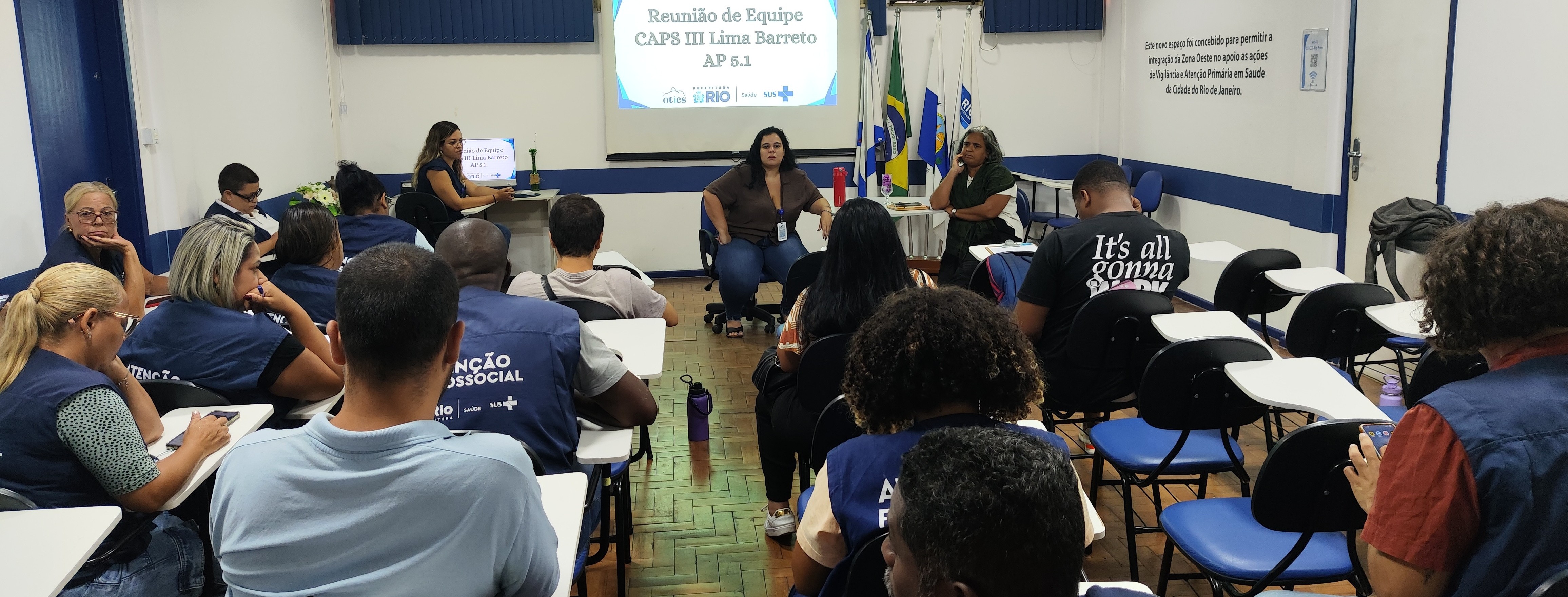 Reunião de Equipe do CAPS III Lima Barreto