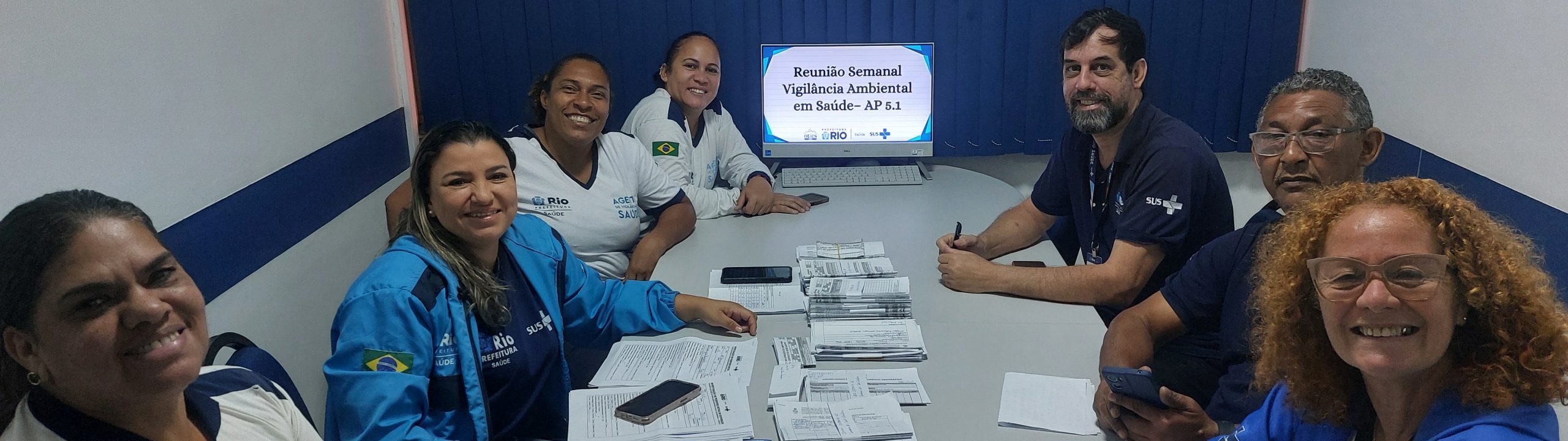 Reunião de Equipe dos AVSs