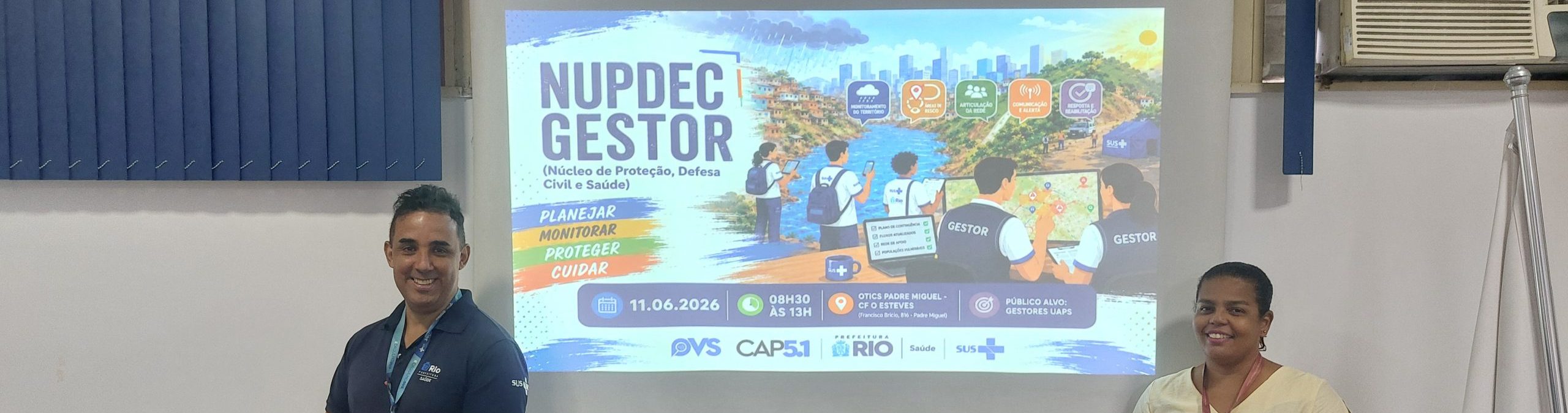 Prévia da Apresentação NUPDEC Gestor – Risco Não Biológico
