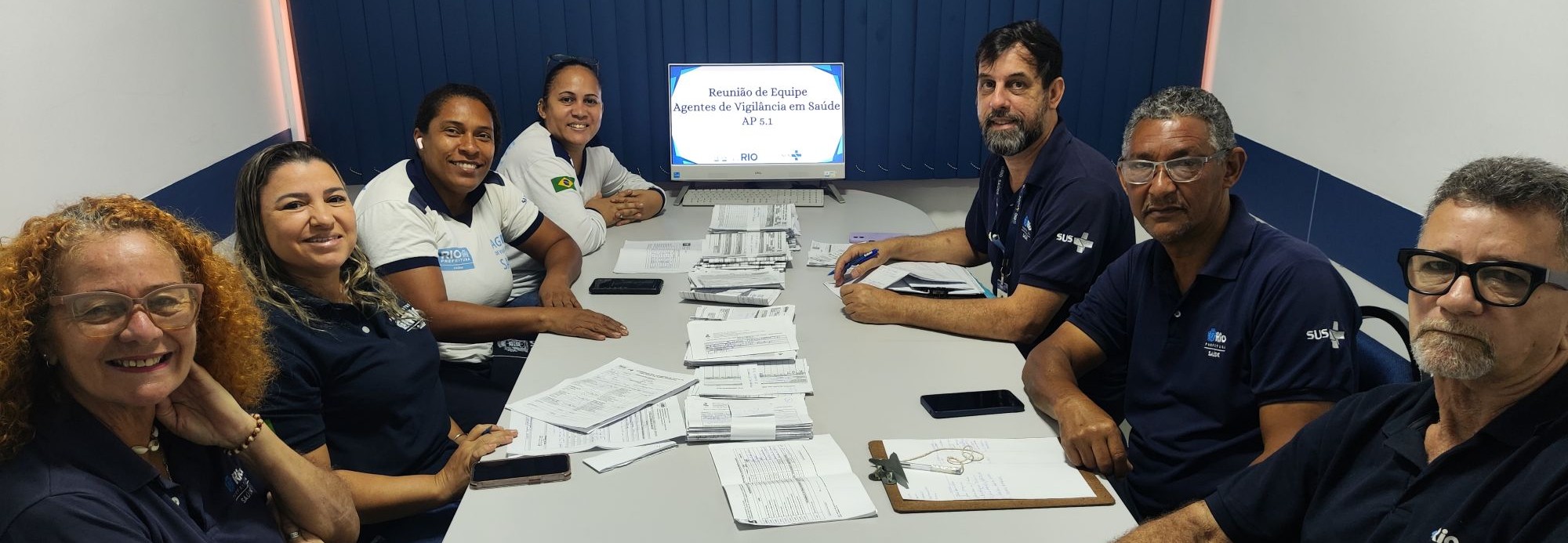 Reunião de Equipe dos AVSs