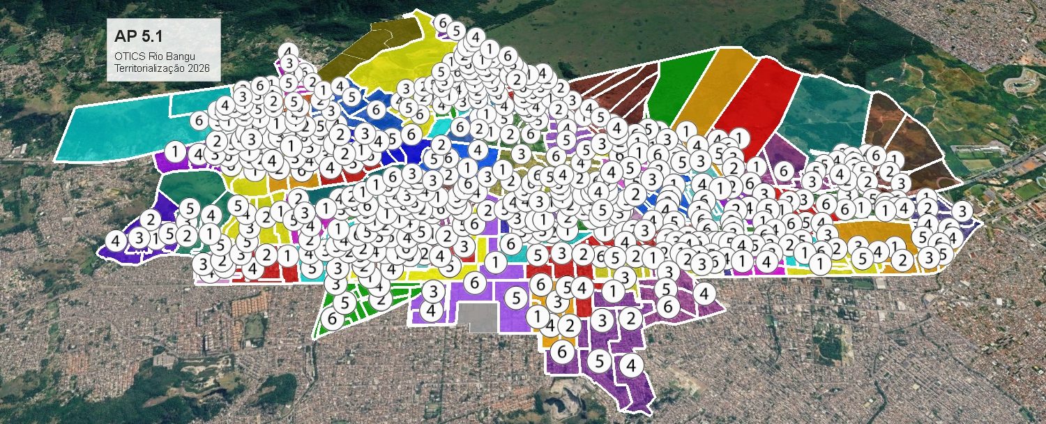 Finalização das Oficinas de Territorialização das Unidades da OTICS Bangu – AP 5.1